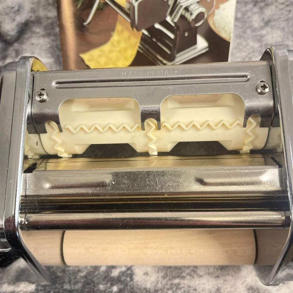 Vtg Marcato Raviolissima Ravioli Maker Attachment VillaWare Italy Boxed CIB